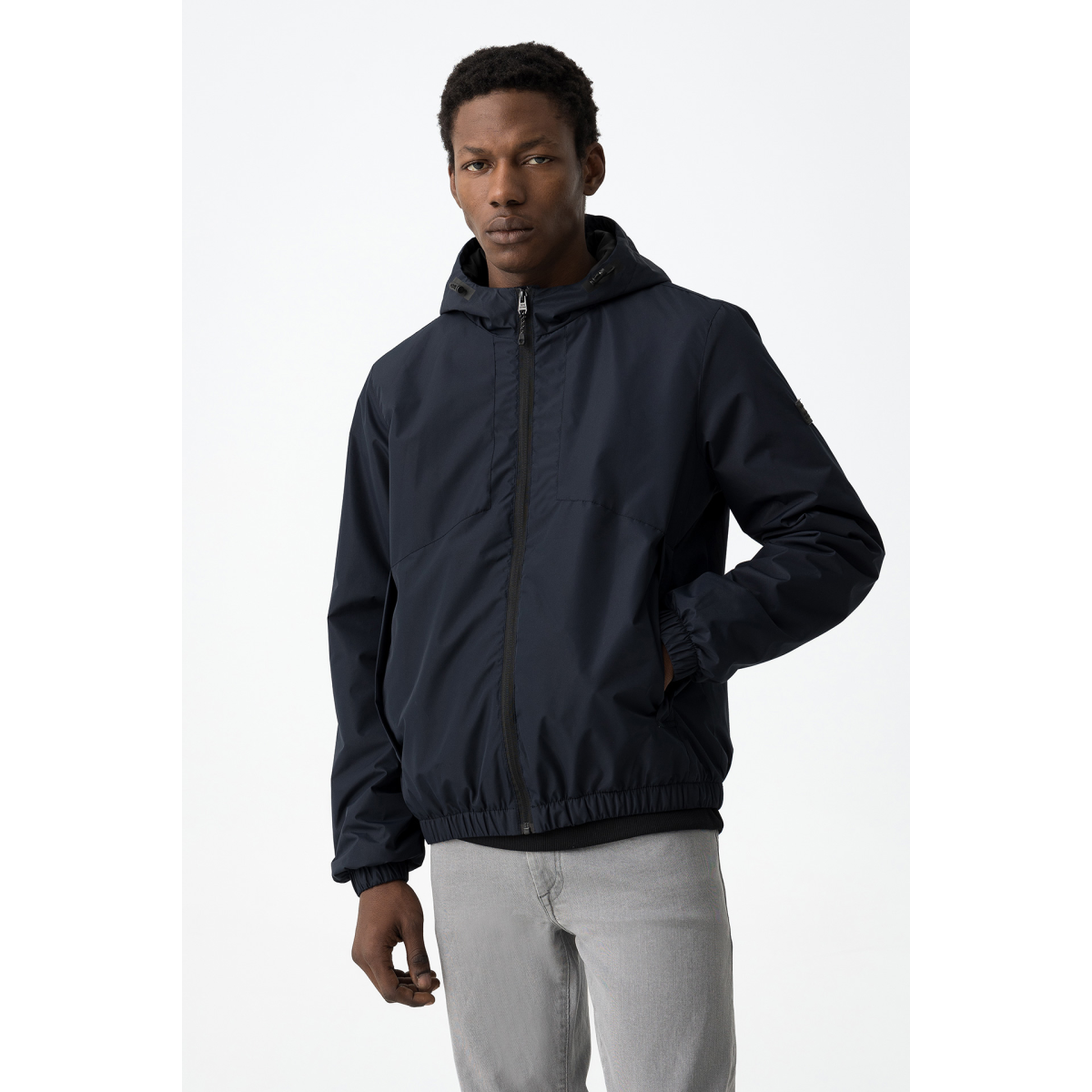 Windbreaker Hooded Sweatshirt