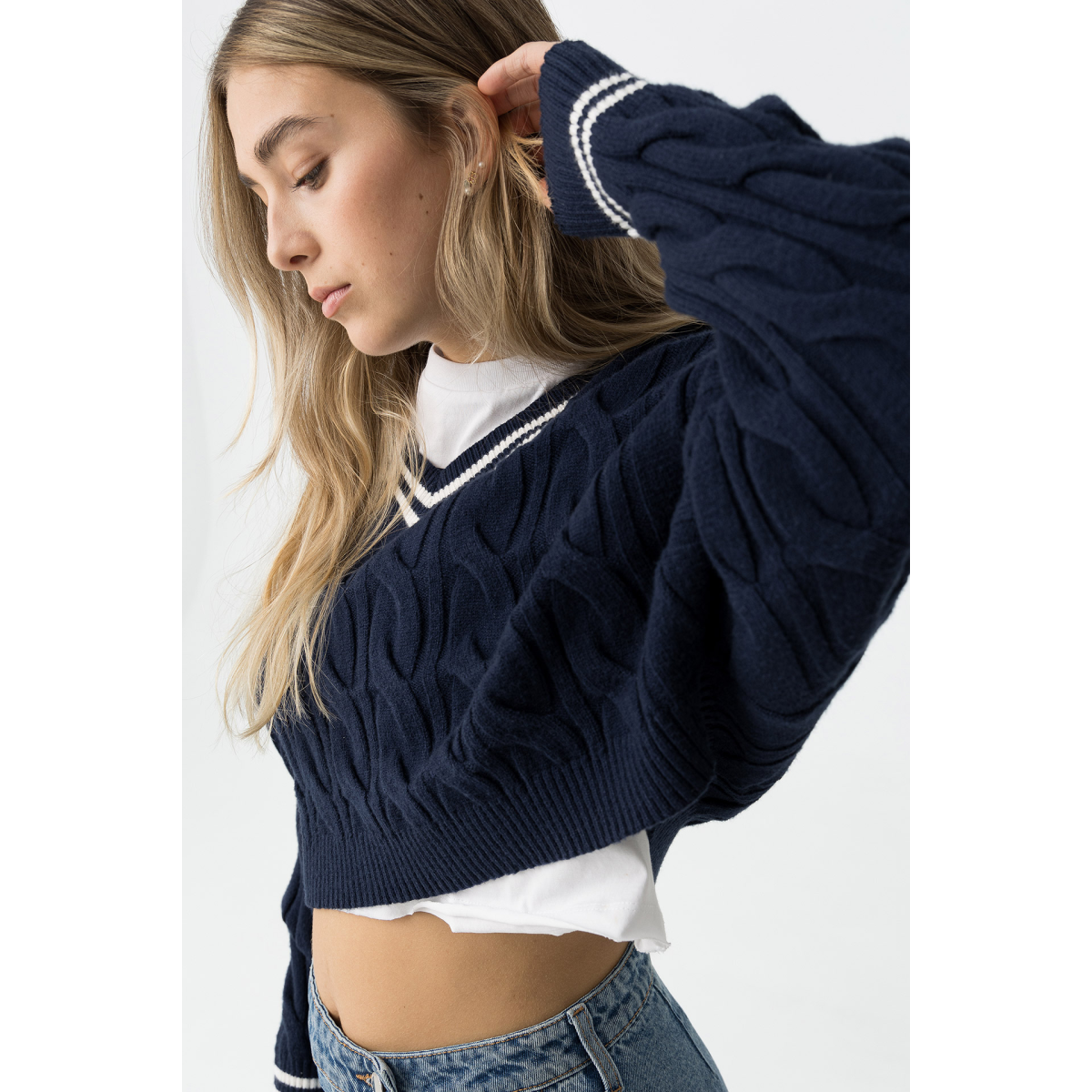 Tyler Navy Sweater